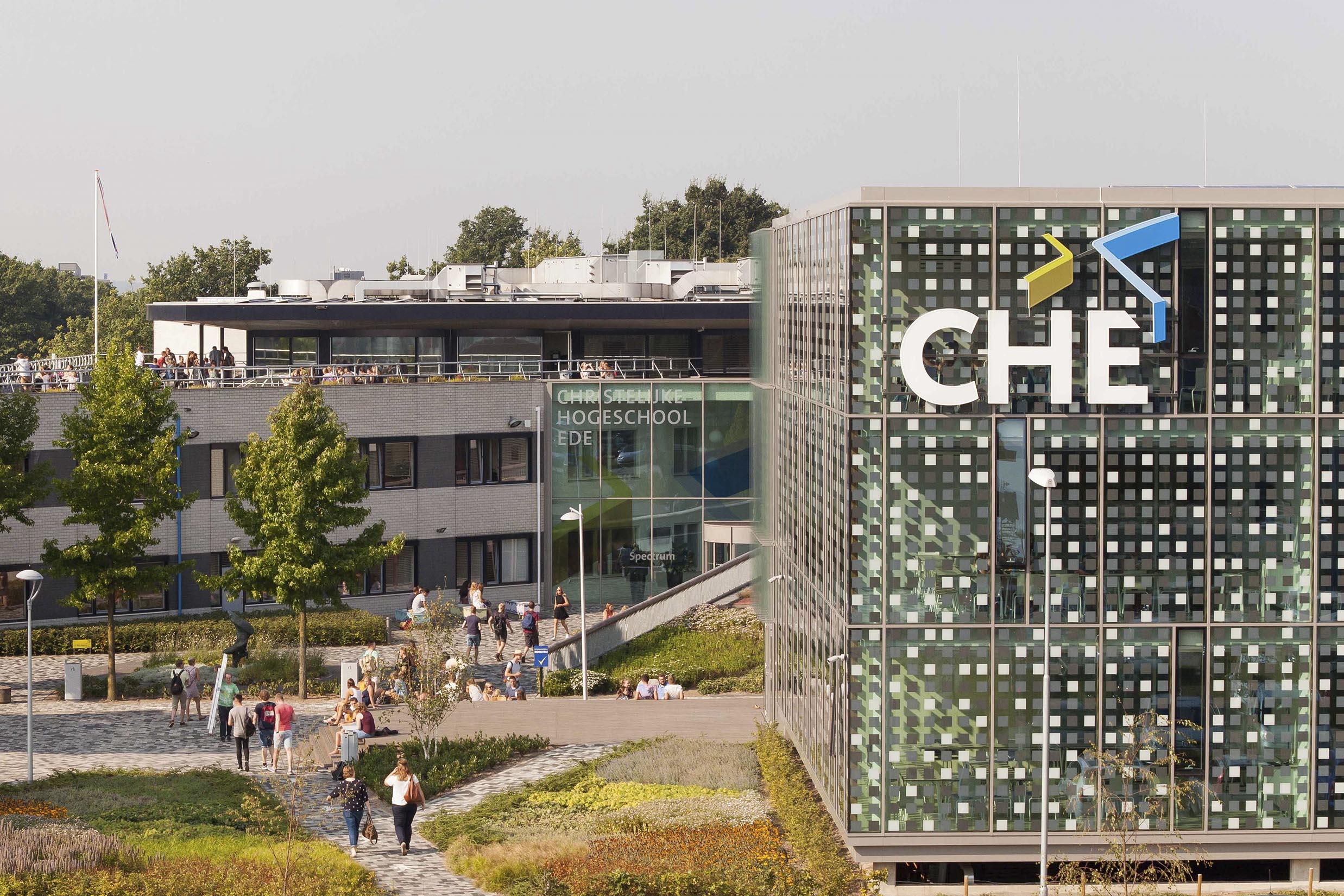 Christelijke Hogeschool Ede bovenaanzicht