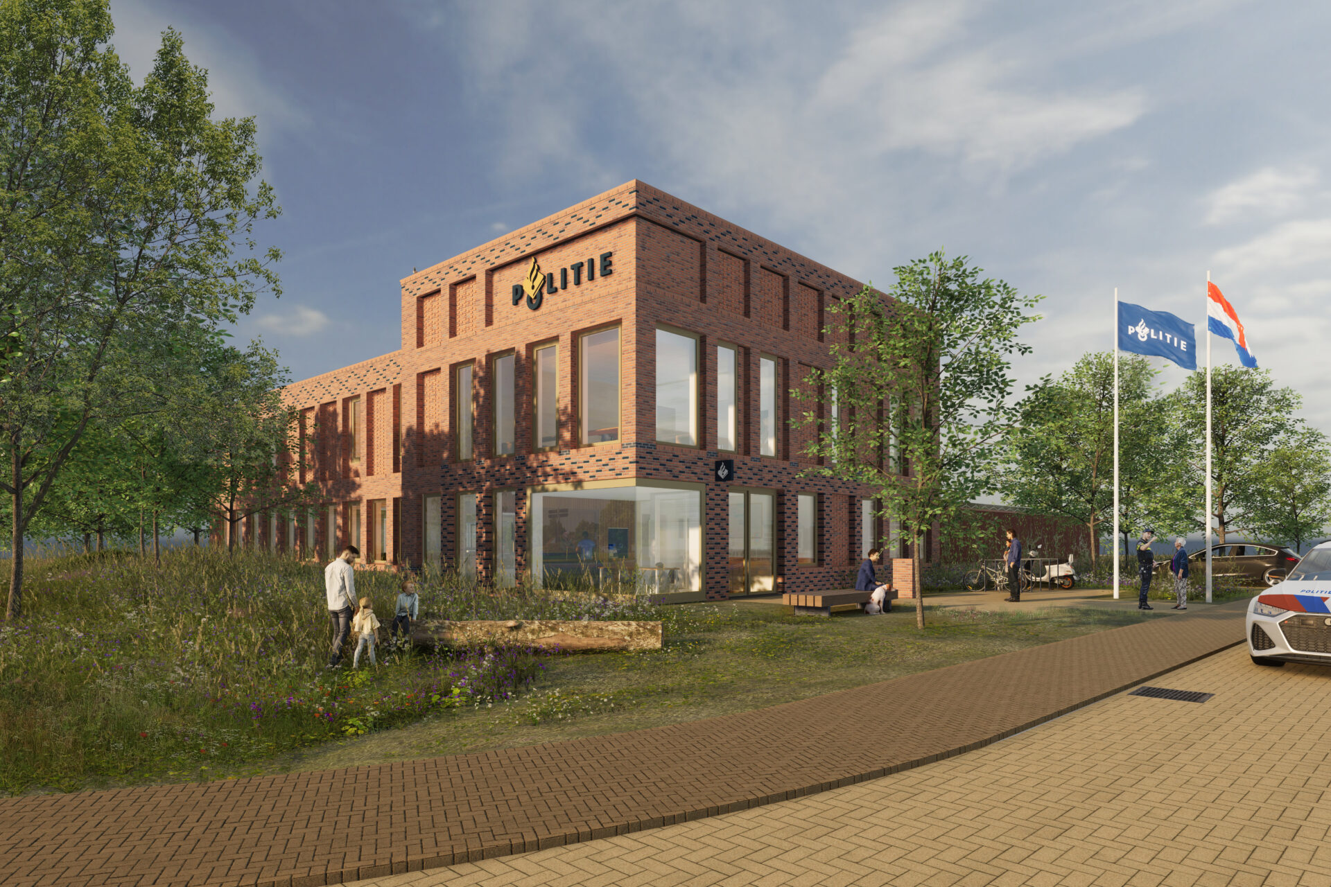 Duurzaam en energieneutraal politiebureau Winsum