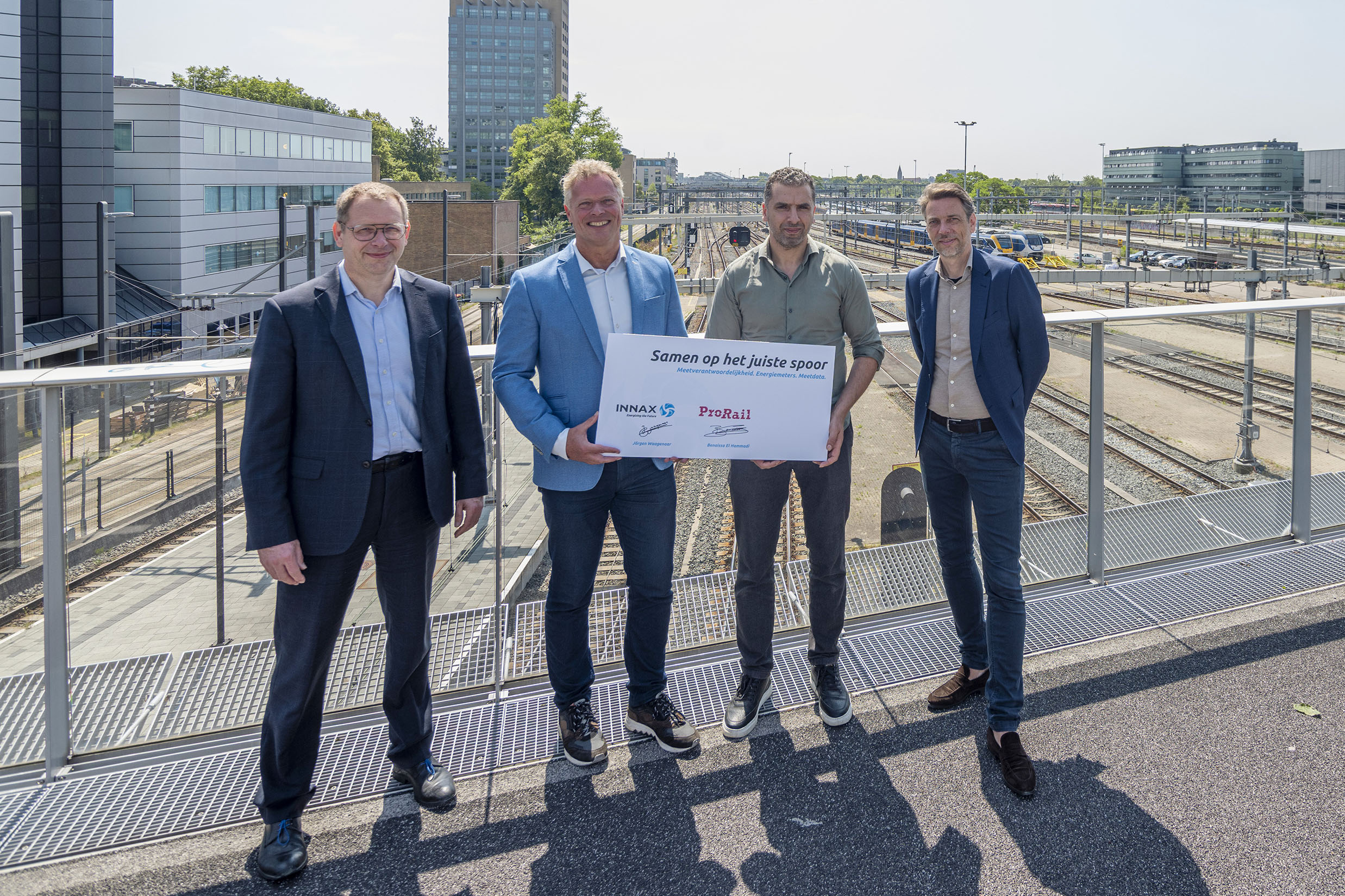 ProRail en INNAX werken samen aan een duurzame, toekomstbestendige energievoorziening voor het spoorwegnet